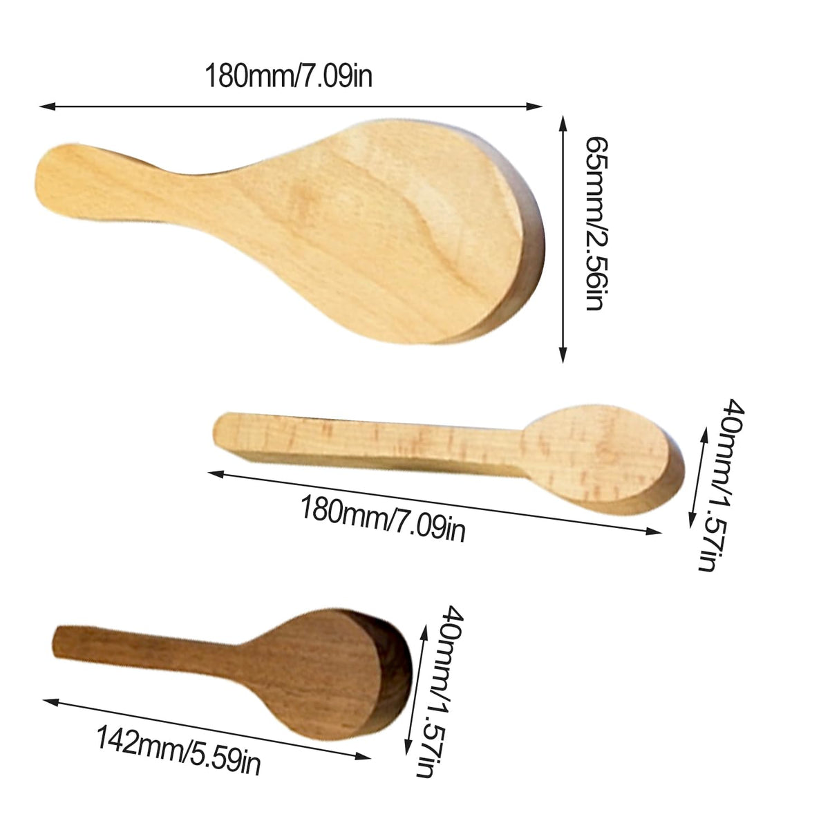 Unfinished Wood Carving Spoon Kit, Blank Wooden Spoon for Whittling Unfinished Wood Blocks Carving Blanks Hobby Wood Carving Blocks Wooden Blank for dcvbny