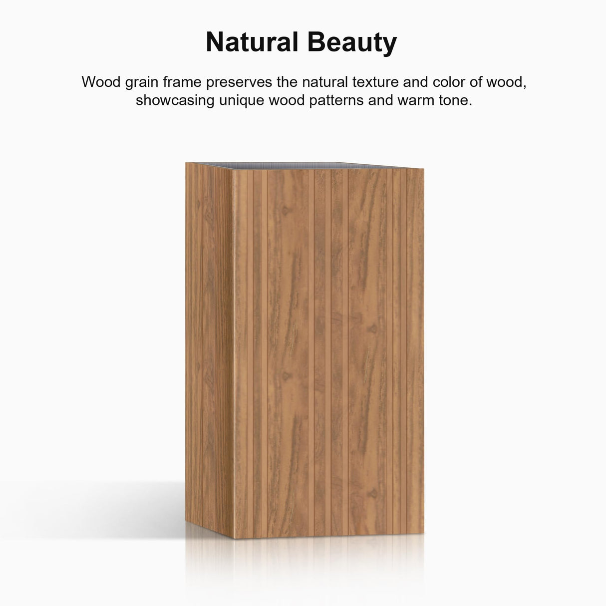 PURPLE LEAF 12' X 20' Outdoor Hardtop Gazebo for Patio Galvanized Steel Double Roof Permanent Canopy Teak Finish Coated Aluminum Frame Pavilion PURPLE LEAF