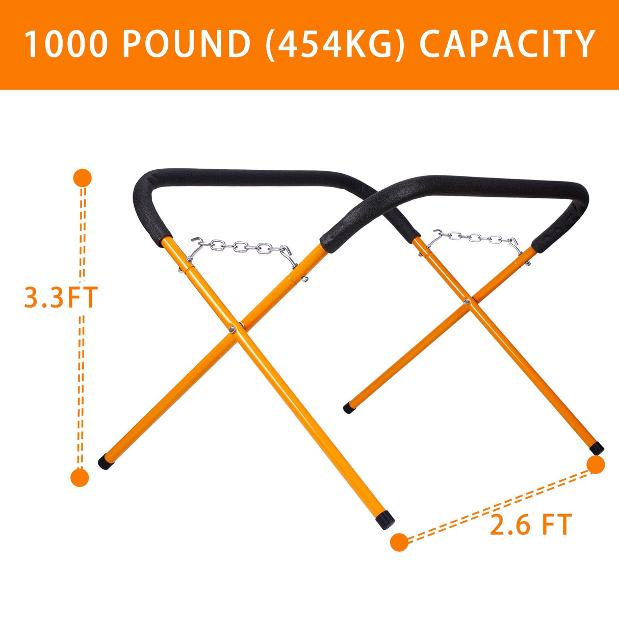 BXGTECH Portable Workbench Folding Work Stand, 1,000 Pound Capacity Foldable Work Table, Heavy-Duty Bumper Stand for Garage and Shop BXGTECH