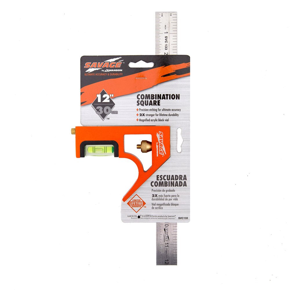 Swanson SVC133 12-Inch Savage Combination Square Swanson Tool Co., Inc