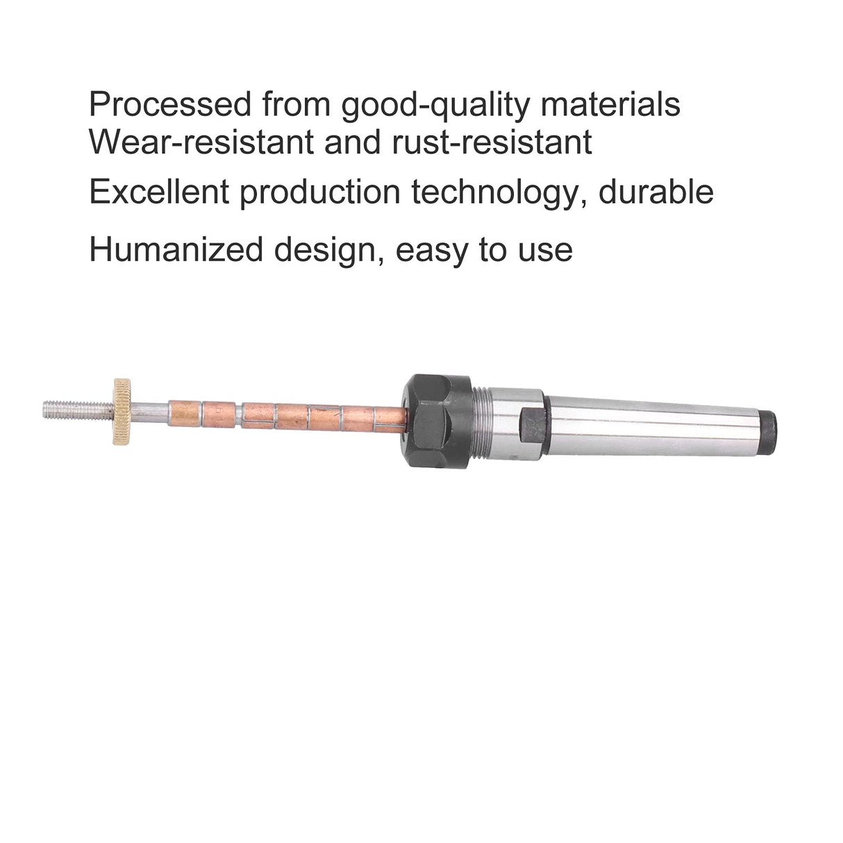 Woodturning Pen Mandrel Taper, Mini Lathe Lathe Machine Revolving Centre Collet Chuck Accessories for Carpenter for DIY Cosiki