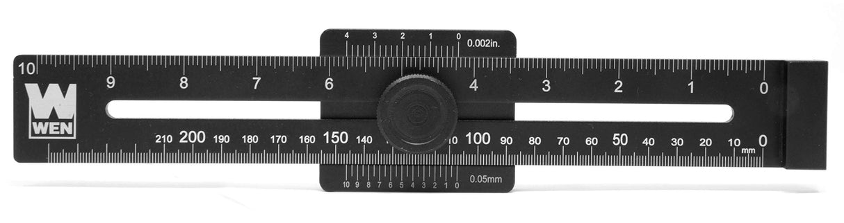 WEN ME251R 10-Inch Aluminum Offset Marking Gauge and Layout Tool with Laser-Etched Scale WEN