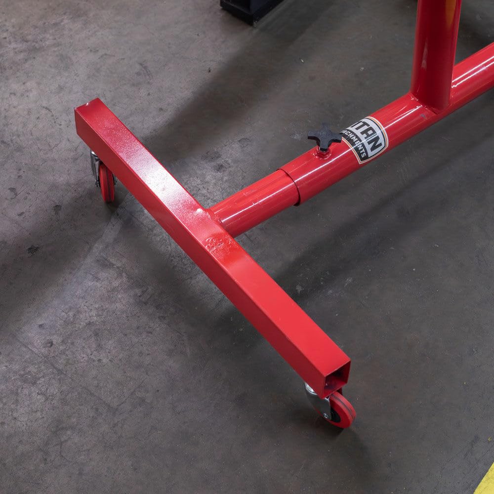 Titan Distributors Inc Adjustable Rolling Work Table with Tool Drawer Workstation for Shops Garages and Warehouses Titan Distributors Inc