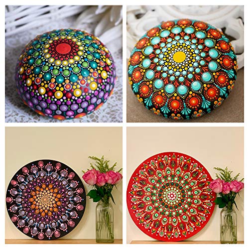 53PCS Mandala Dotting Tools Set for Painting Rocks,Mandella Art and Drafting Art Supplies Tosuced