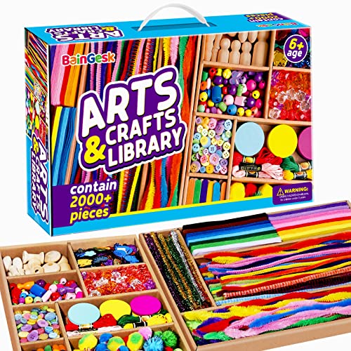 Arts and Crafts Supplies for Kids 1600pcs Craft Kits for Kids DIY School  Craft Project for Kids Age 4 5 7 8-12 Gifts for Girls and Boys 