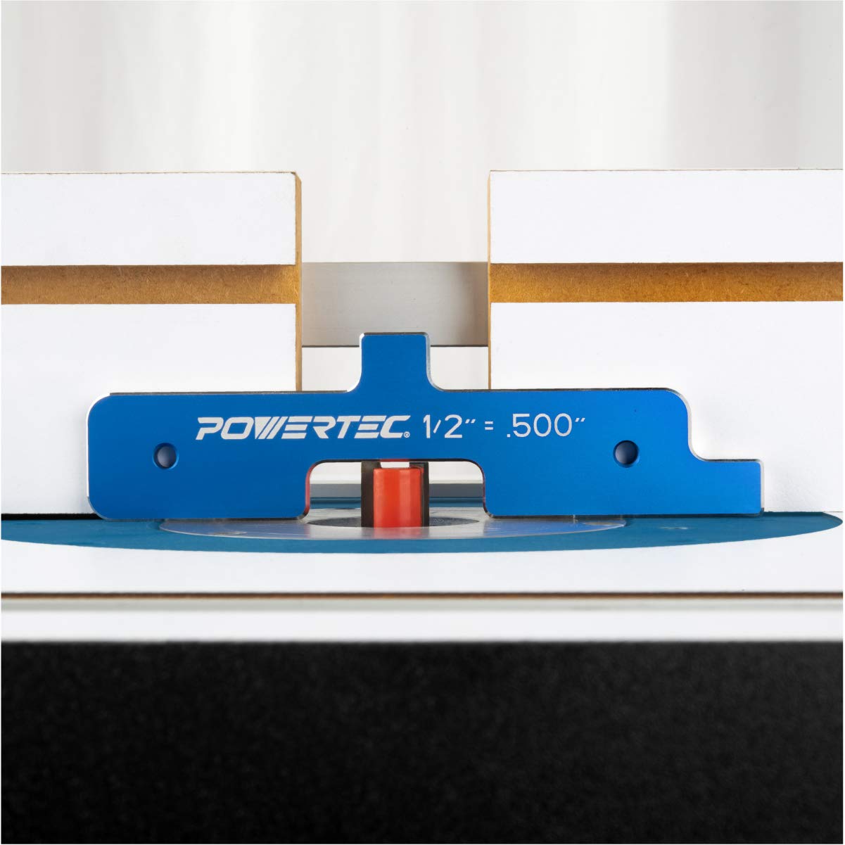 POWERTEC 7pc Set Router Table Setup Bars, Aluminum Setup Blocks Height Gauge Set for Table Saw, Band Saw Accessories, Woodworking | 3-Gauges-in-One, POWERTEC