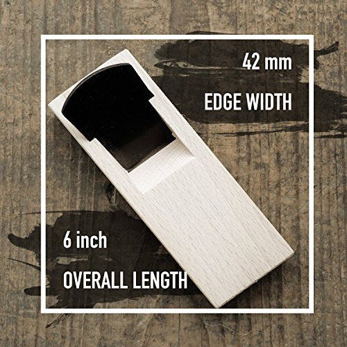 SUIZAN Japanese Wood Block Plane Kanna 1.7 Inch (42mm) Hand Planer Japanese Woodworking tools SUIZAN
