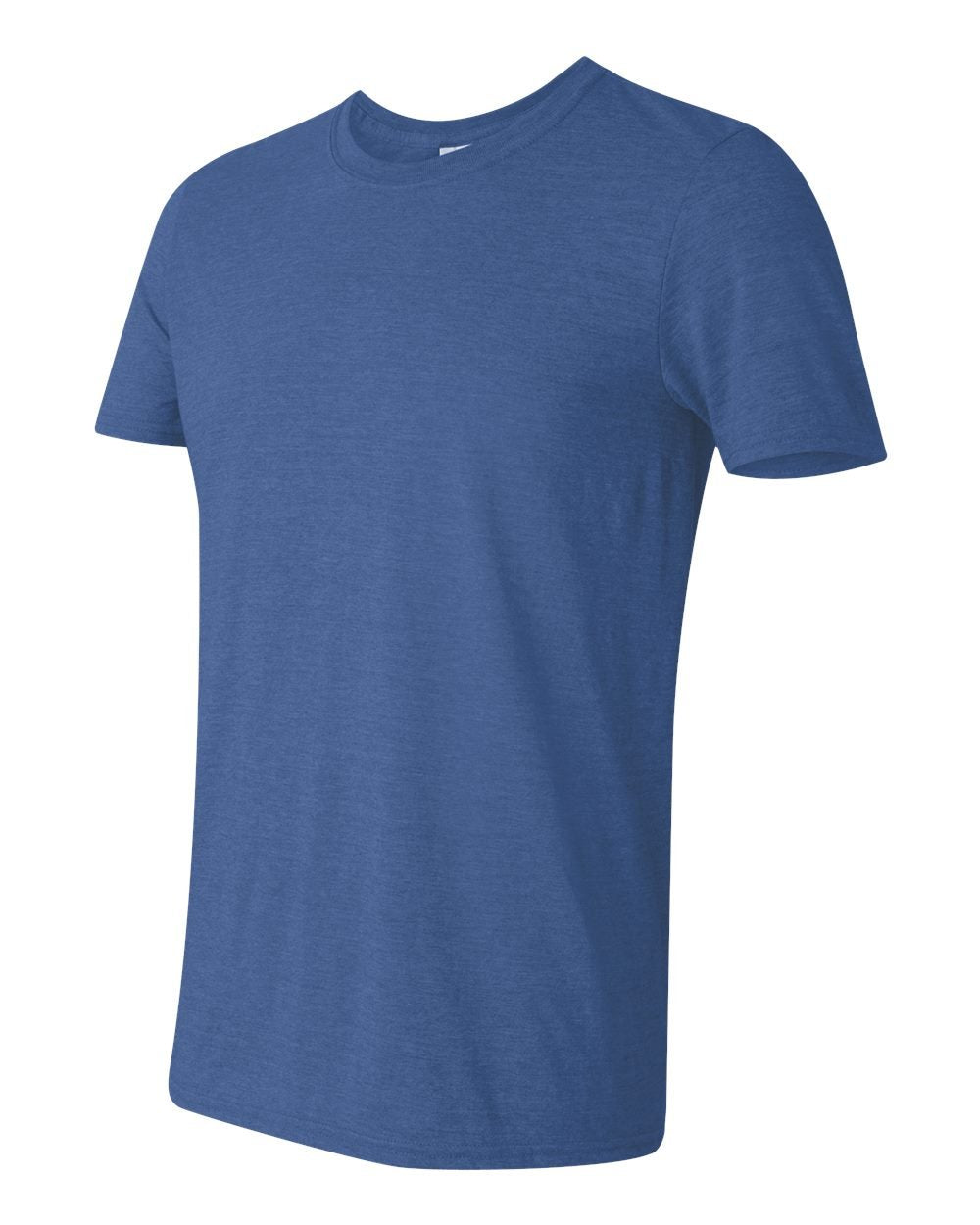 Gildan Adult Softstyle Cotton T-Shirt, Style G64000, Multipack, Heather Royal (2-Pack), 3X-Large Gildan