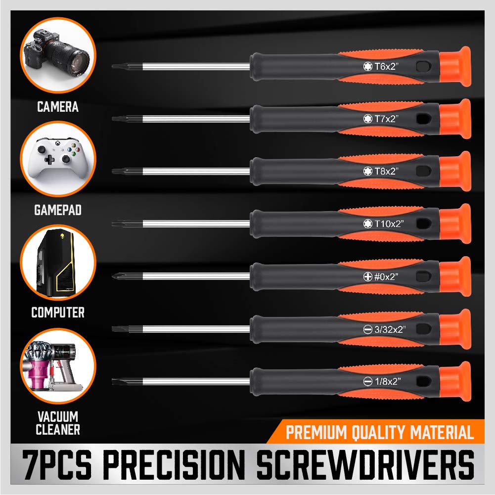 124-Piece Ultimate Screwdriver Set with Magnetic Tips & Racking, Premium Screw Driver Bits, Pricision Screwdrivers, Allen Keys, Nut Drivers and More SEDY
