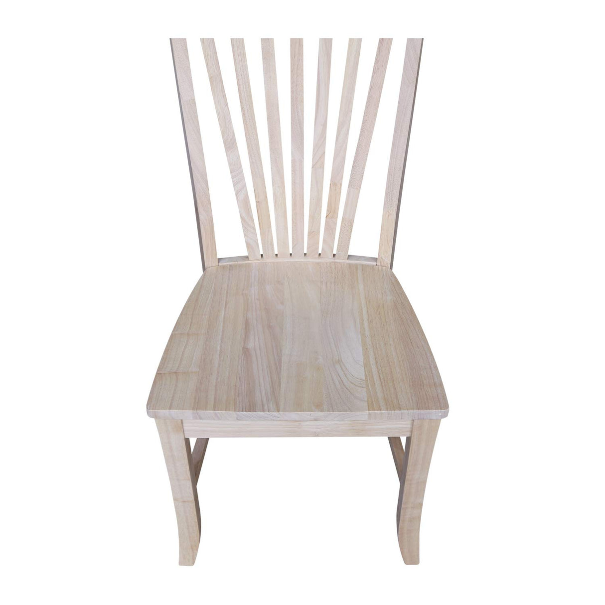 IC International Concepts International Concepts Amanda, Set of 2 Chair, Unfinished IC International Concepts