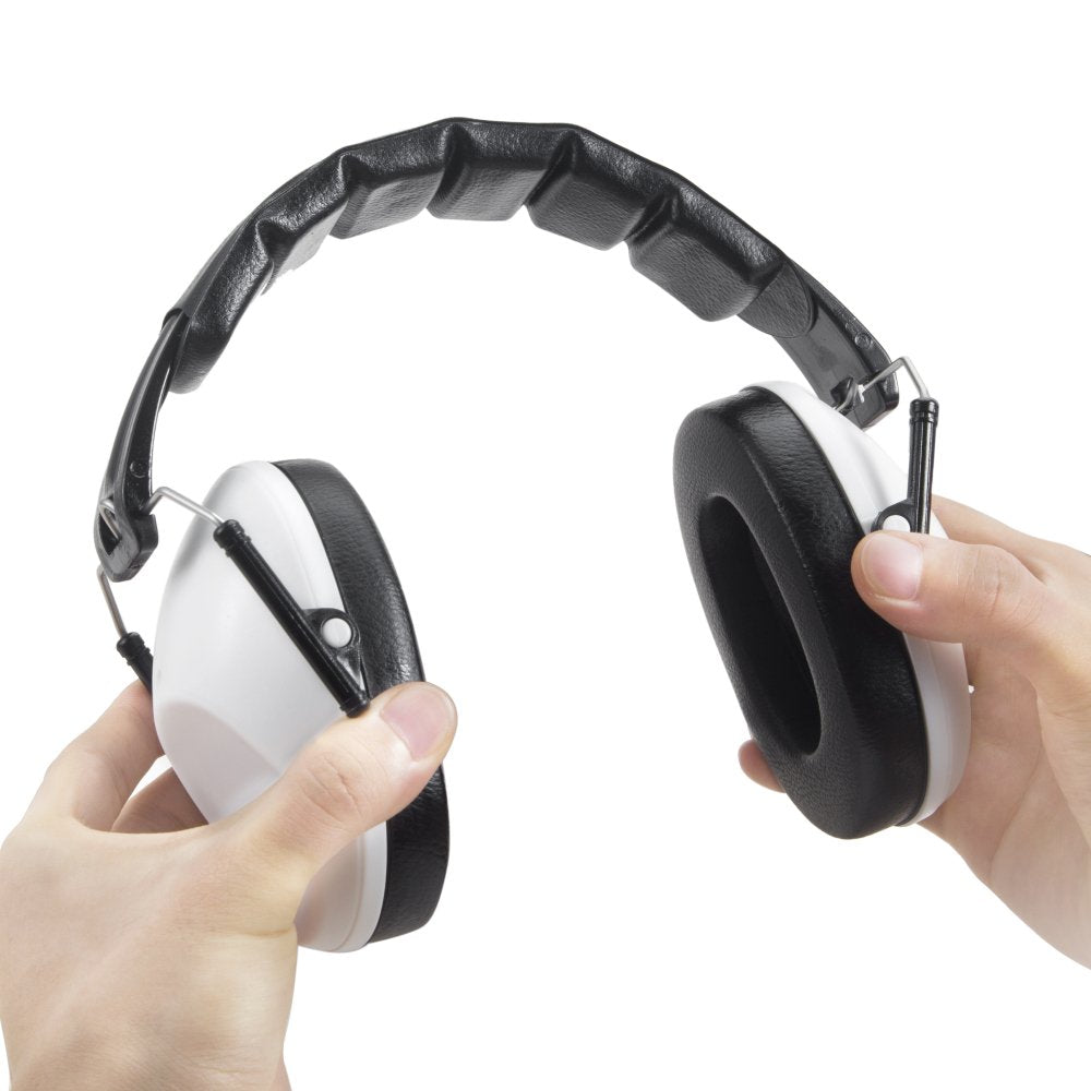 Pro For Sho 34dB Shooting Ear Protection - Special Designed Ear Muffs Lighter Weight & Maximum Hearing Protection - Standard Size, White Pro For Sho