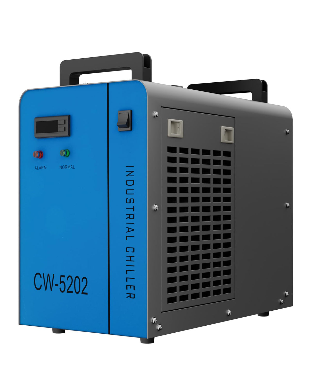OMTech 6L Dual Industrial Water Chiller 0.9hp 3.2gpm 2 Inlets & Outlets Powerful Water Cooling System CW-5202 Water Cooler to Chill Two 60W 70W 80W OMTech