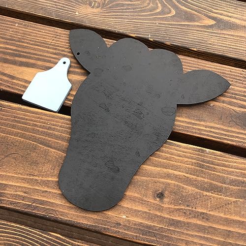 Unfinished Wooden Farm Animal Silhouette DIY Kit for Easy Painting for Wreath, Sign, Home Decor, Wall Art (Cow) AVTRBoutique