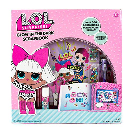 L.O.L. Surprise Glow-In-The-Dark Scrapbook by Horizon Group USA L.O.L. Surprise!
