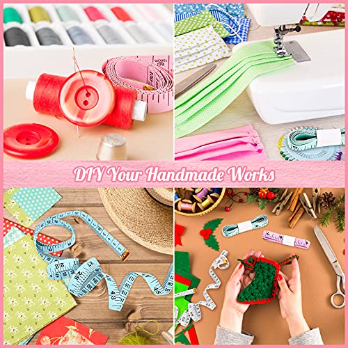 Tape Measure, iBayam Soft Ruler Measuring for Body Weight Loss Fabric Sewing Tailor Cloth Vinyl Measurement Craft Supplies, 60-Inch Double Scale iBayam