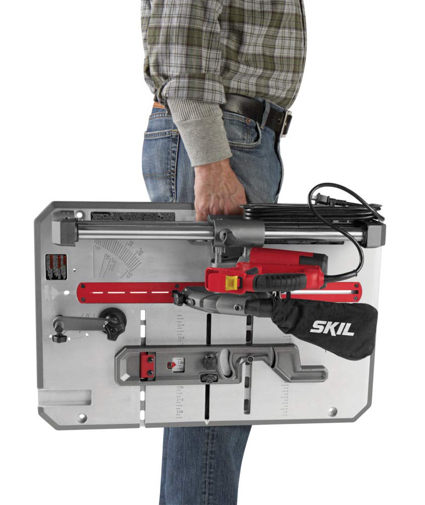 SKIL 3601-02 Flooring Saw with 36T Contractor Blade, Red and black Skil