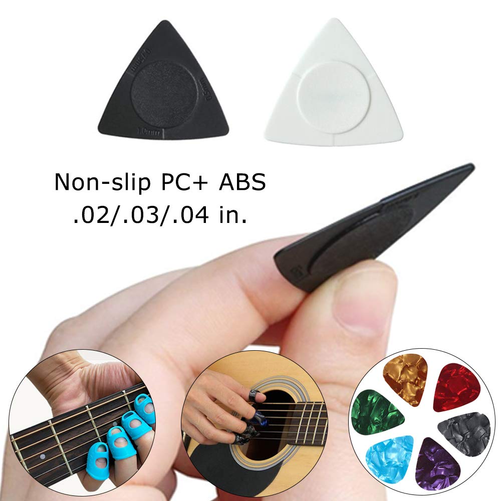 LOMEVE Guitar Accessories Kit Include Acoustic Strings, Tuner, Capo, 3-in-1 Restring Tool, Picks, Pick Holder, Bridge Pins, Nuts & Saddles, Finger LOMEVE