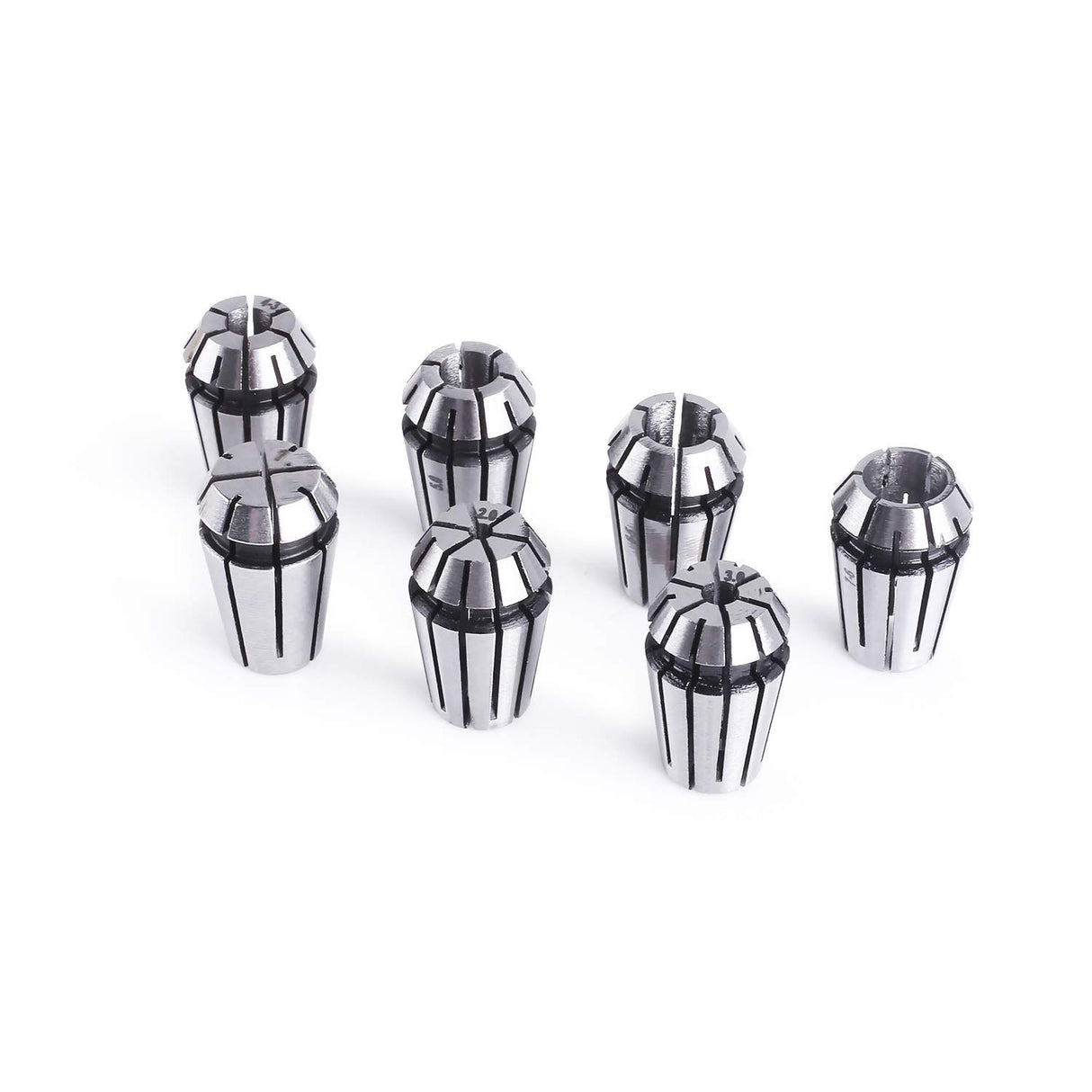 SainSmart Genmitsu 7Pcs ER11 Spring Collet Set for CNC Engraving Milling Lathe Tool 1.0mm-7.0mm SainSmart