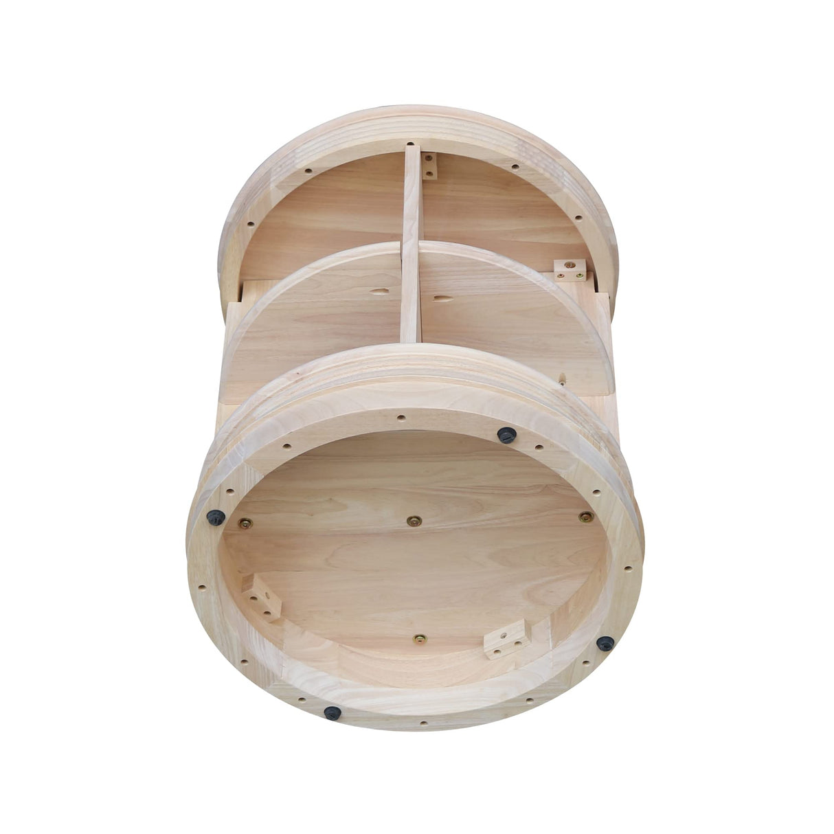 IC International Concepts End Table, Unfinished IC International Concepts