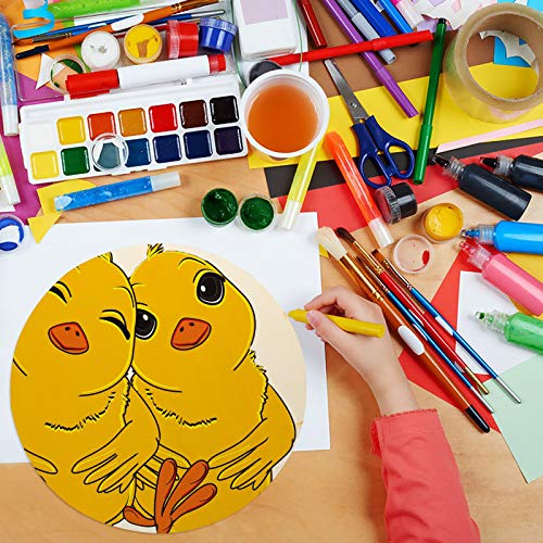 20 Pack 10 Inch Wood Circles for Crafts, CertBuy Unfinished Wood Rounds Wooden Cutouts for Door Hanger, Painting Crafts, Door Design, Wood Burning, CertBuy