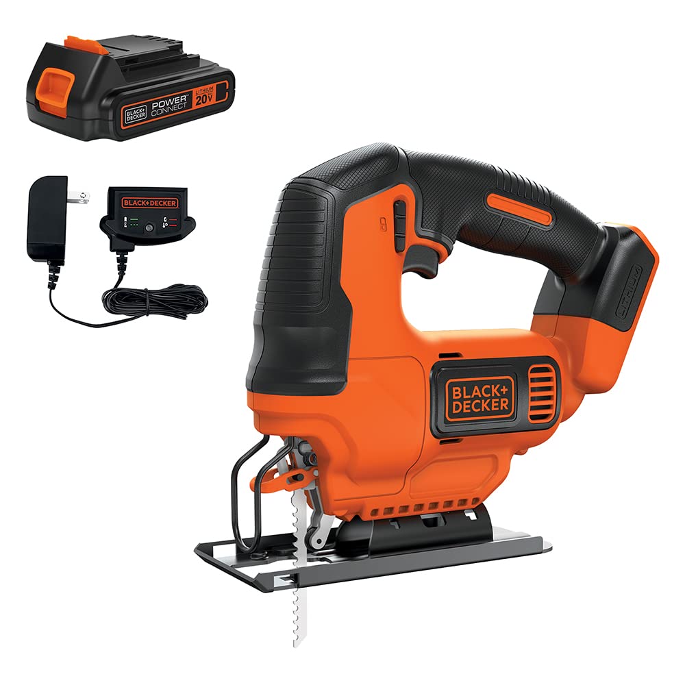 BLACK+DECKER 20V MAX* POWERCONNECT Cordless Jig Saw (BDCJS20C) BLACK+DECKER