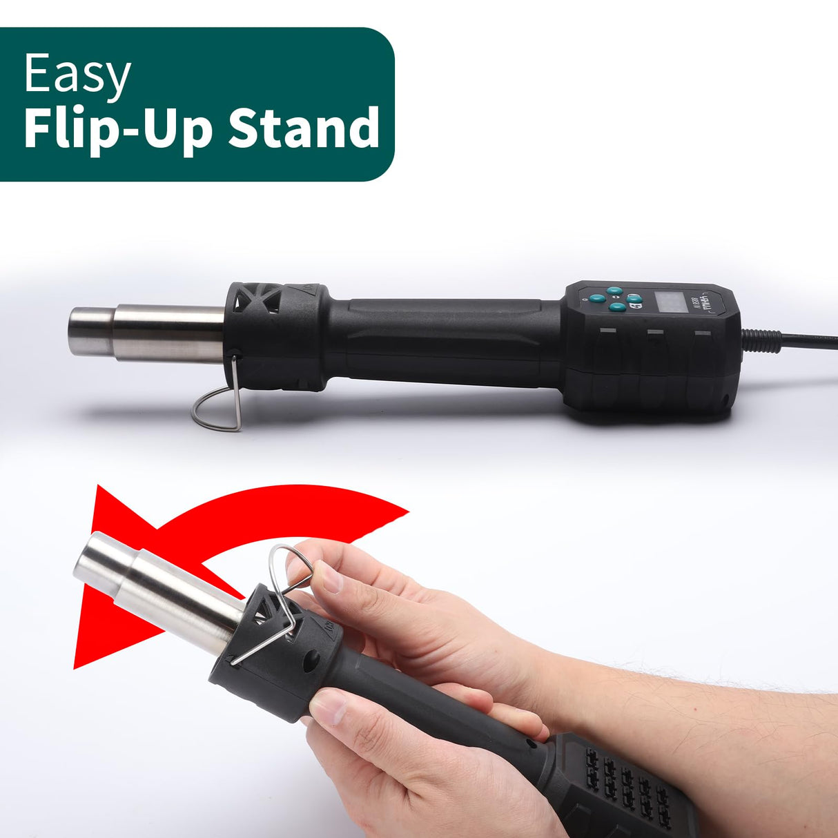 YIHUA 8858 IV Multi-Purpose Heat Gun for Crafting, Electronics Soldering, DIY, Shrink Tubing and Wrap, Torch Marker and Paste, Epoxy Resin with YIHUA