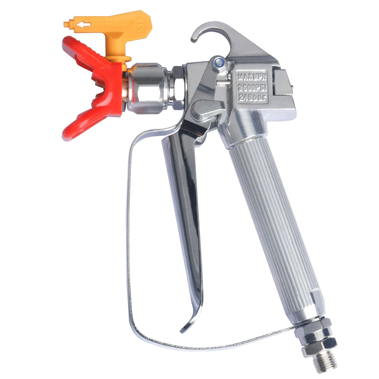 JWGJW Airless Paint Spray Gun & 517 Tip Suitable for All airless Paint Spraying Machines, Swivel Joint & High Pressure 3600 PSI (JW-122532) JWGJW