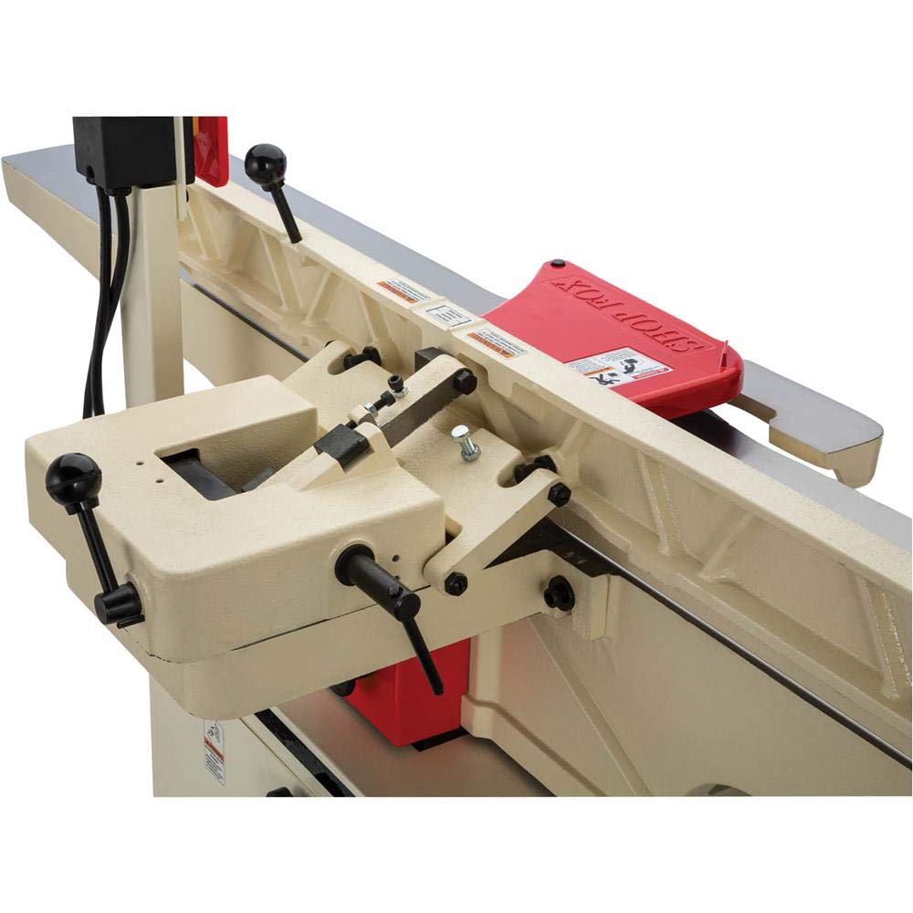 Shop Fox W1857 8" Dovetail Jointer with Mobile Base Shop Fox
