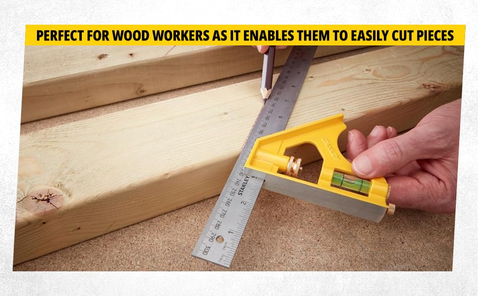 STANLEY 2-46-028 Combination Die Cast Square, 300mm/ 12'' Stanley