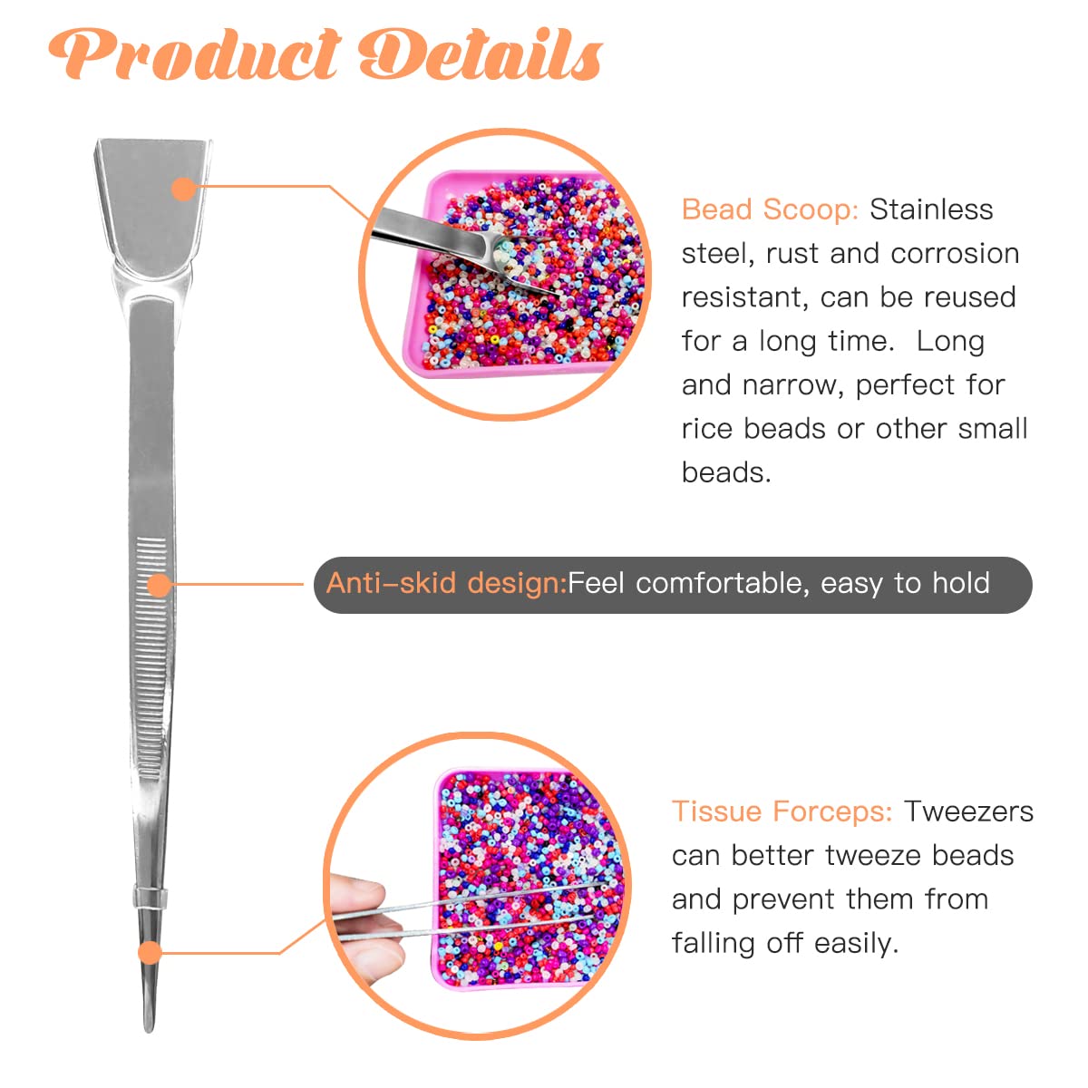 hobbyworker The Third Generation Beading Loom Kit with Seed Beads, Bead Needle,Beading Thread,Needle Threader,Bead Scoop and Instruction Manual,Bead hobbyworker