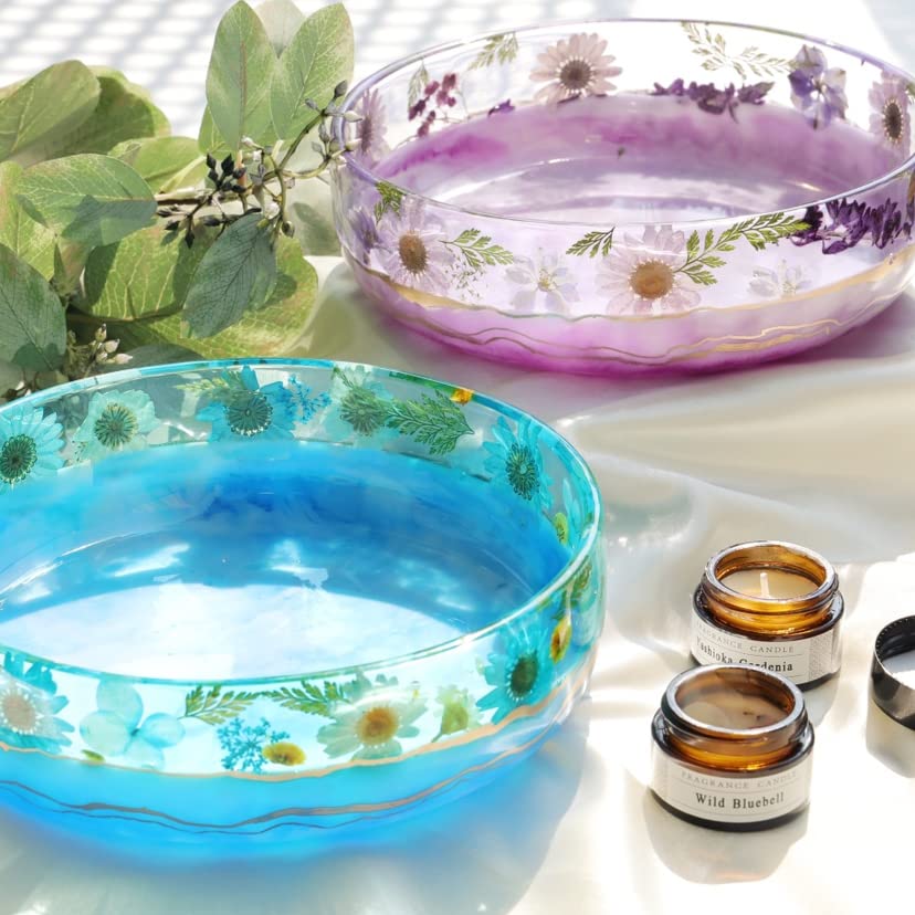 LET'S RESIN Large Epoxy Molds, 8'' for Succulent Pot, Round Silicone Molds for Casting Resin, Plaster, Concrete Cement, DIY Jewelry, Makeup Storage LET'S RESIN