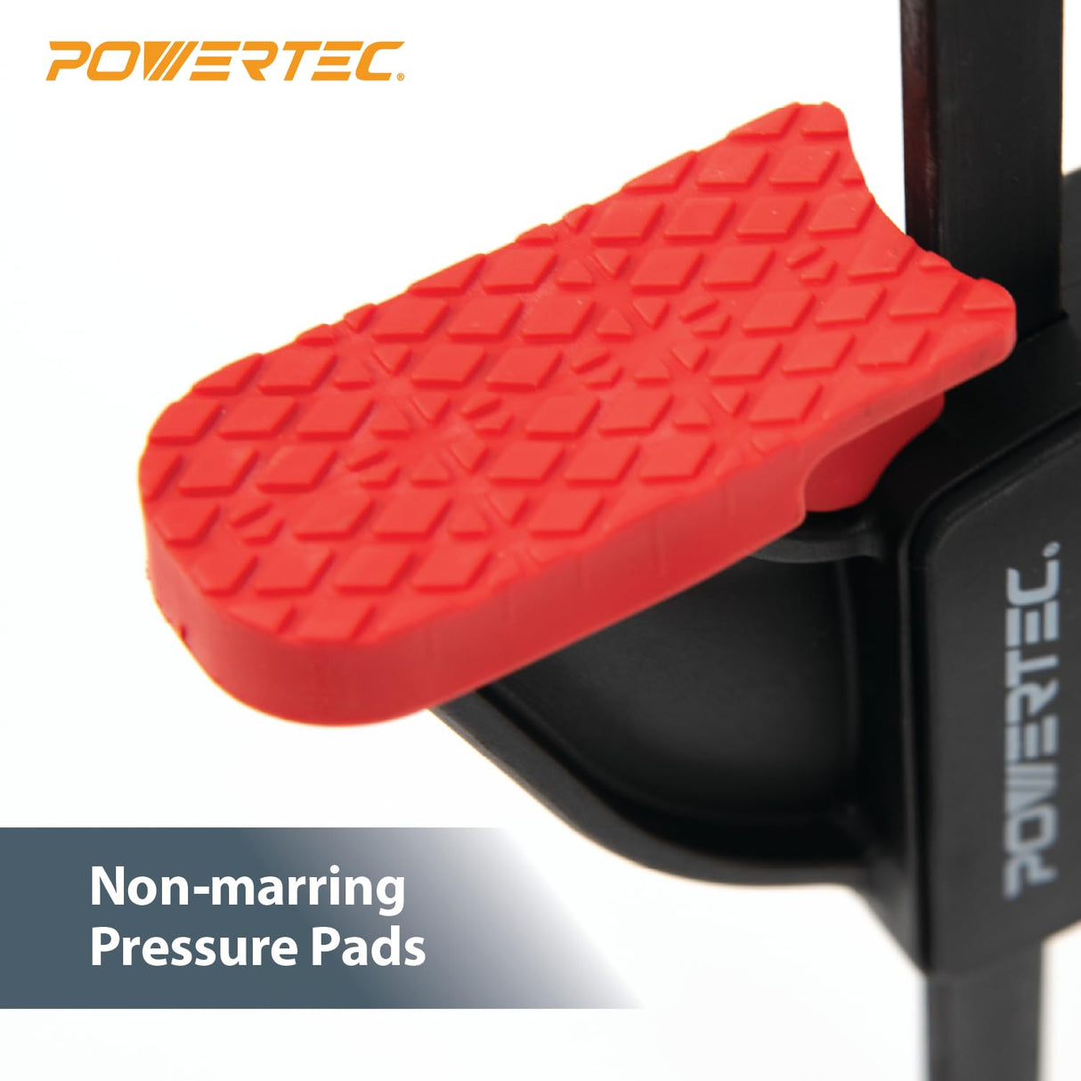 POWERTEC 2 PK Tracksaw Track Guide Rail Clamp, 8-3/4 Inch Quick Release Clamps for Circular Saw Guide Rail System, Woodworking, 71423V POWERTEC