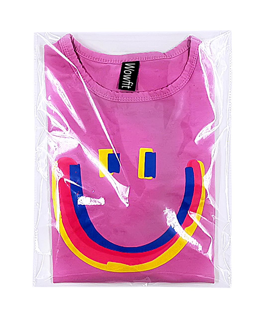 Wowfit 100 Count 9x12 inches Clear Cellophane Plastic Bags, Resealable Self-Sealing Cello Bags Great for Clothes, Shirts, Pants, Foods, Flyers, More Wowfit