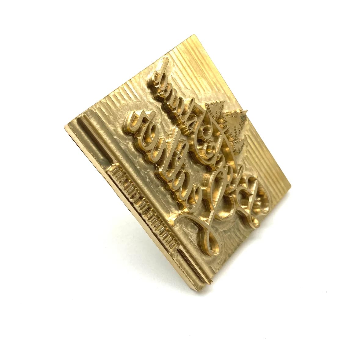 Custom Brass Branding Iron Stamp for Personalised Embossing on Wood, Leather, and More TPFOON