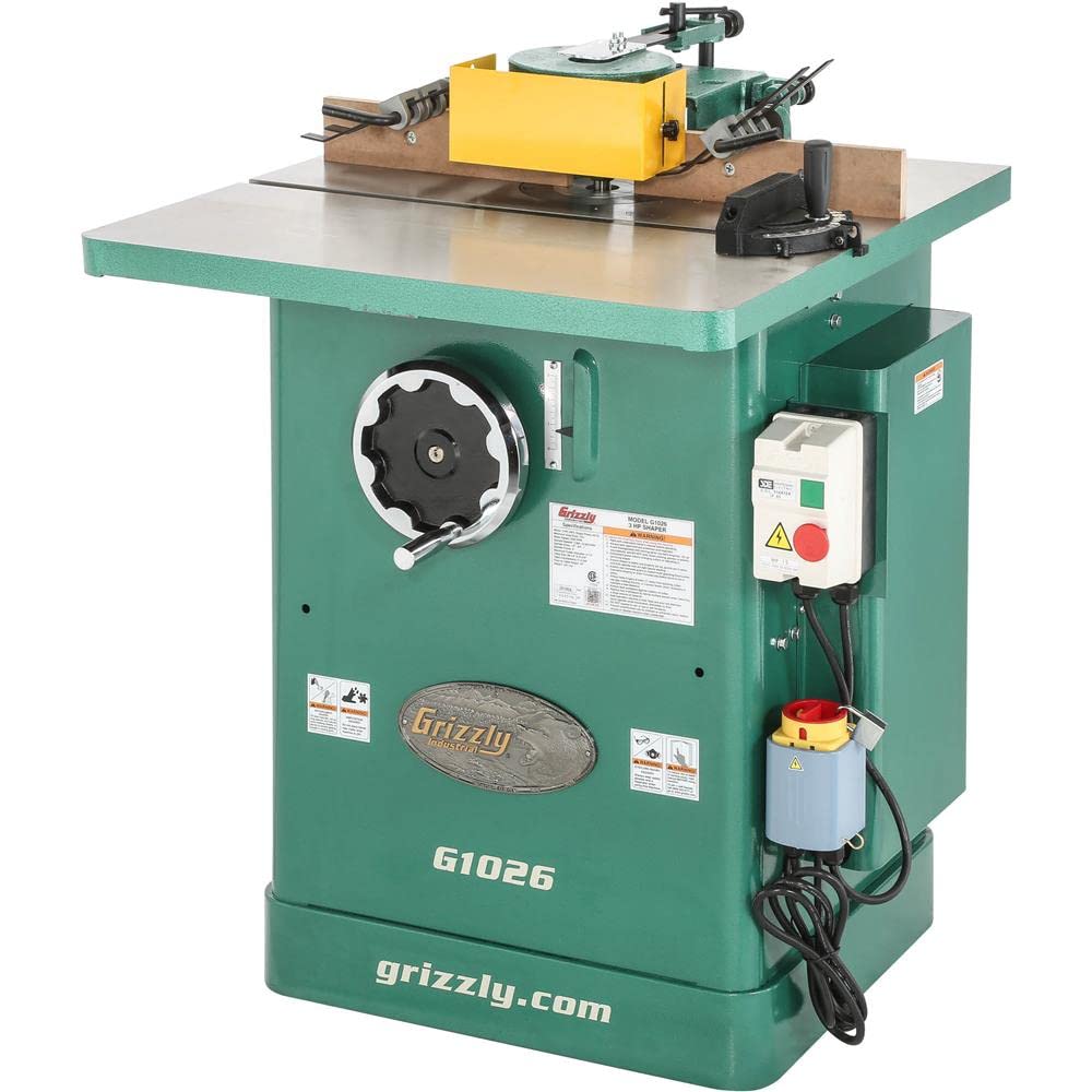 Grizzly Industrial G1026-3 HP Shaper Grizzly