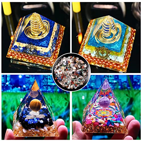 3-5mm Crystal Crushed Stone for Resin Art Supplies Kit,Stone Crushed Crystal Quartz Resin Accessories for Resin Art,Crafts,Molds, Pieces Irregular Mutochy