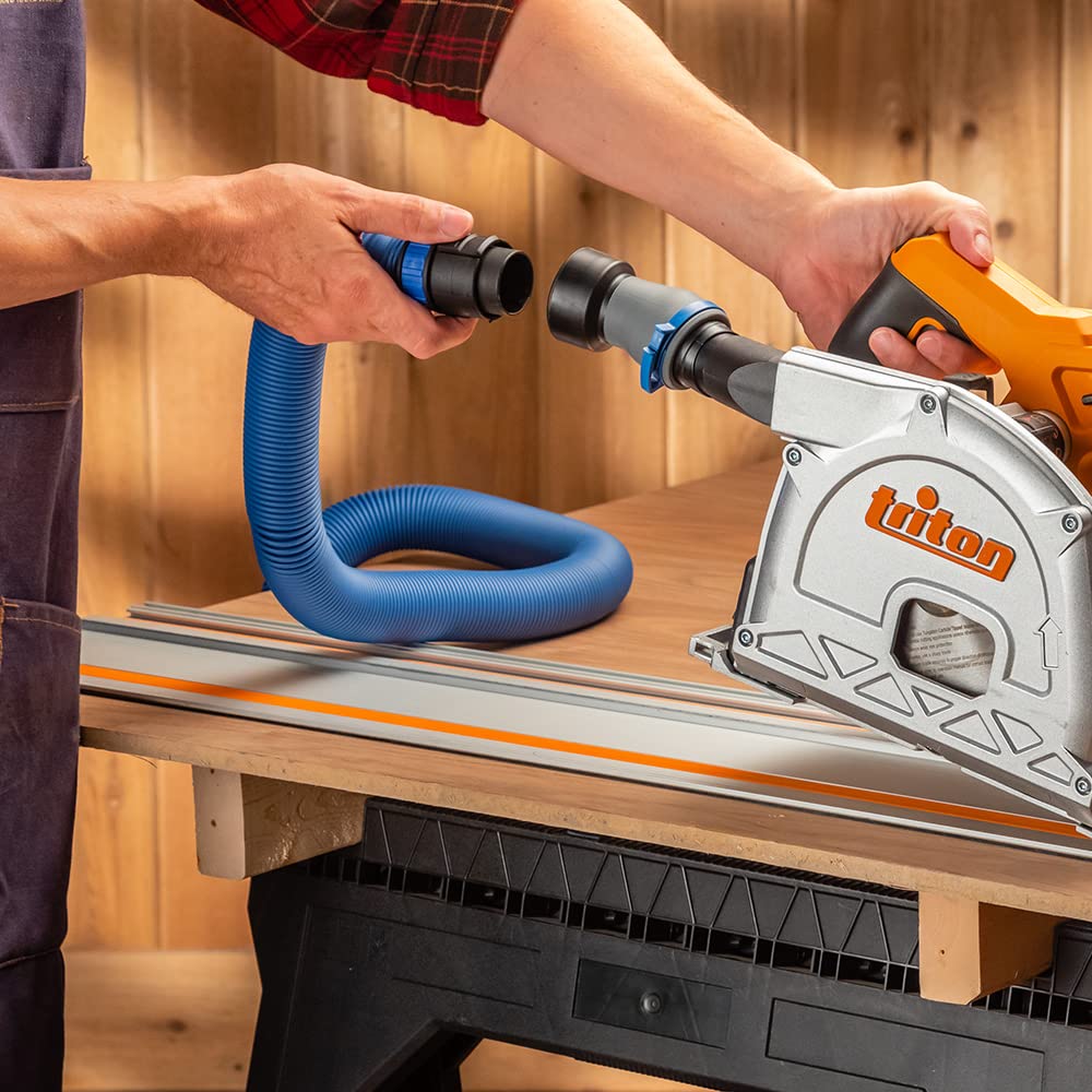 Dust Right FlexiPort Power Tool Hose Kit with Click-Connect, 3' to 12' Expandable Hose ROCKLER