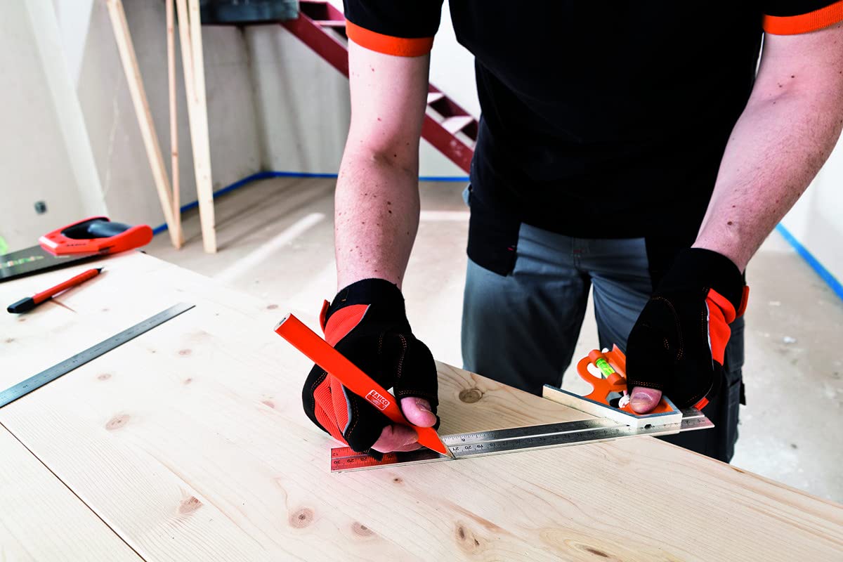 Bahco CS150 150mm Combination Square, Orange Bahco