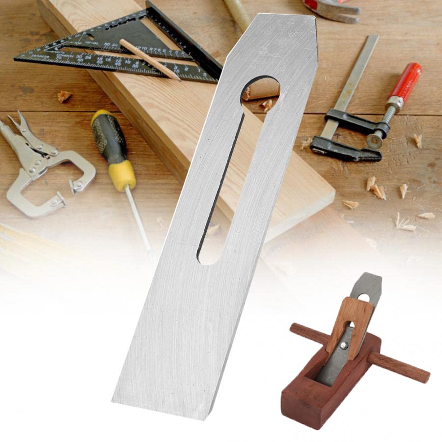TorSor 2 Pack Bench Hand Plane 2-Inch Blade Replacement Woodwork Planer Cutter 51MM Wide Iron Blades Steel Carpentry Edge Trimming Saw for No.4 No.5 TorSor