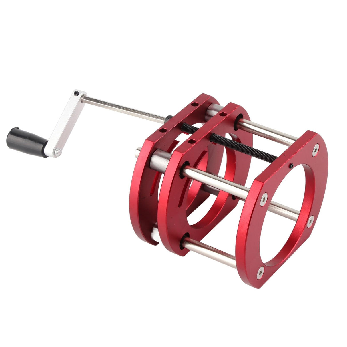 Router Lift Base, Aluminum Alloy Stainless Steel 4 Jaw Clamping Router Table Lifting System Base for Small Trimming Machines Walfront