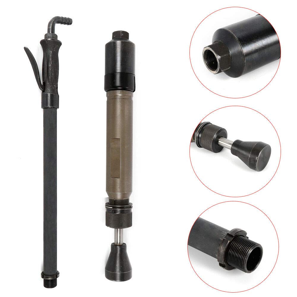 Pneumatic Tamping Machine, D9 0.63Mpa 1180mm Handheld Pneumatic Tamper Earth Sand Rammer Air Tamper Hammer for Industry Construction Projects Eapmic