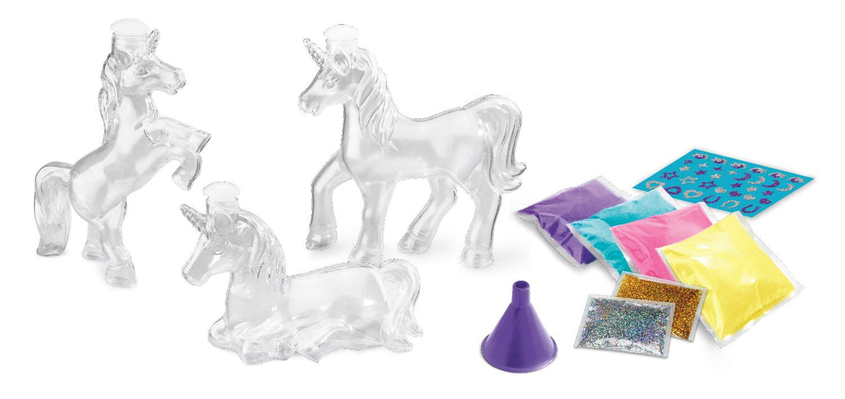 Shimmer ’n Sparkle Sparkling Unicorn Sand Art Kit for Kids for Ages 6 and Up Cra-Z-Art