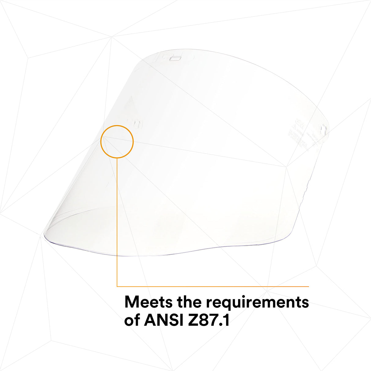 3M H8A Ratchet Headgear and Visor Combination with 3M WP96 Clear Polycarbonate Faceshield, Complete Headgear and Face Shield Safety System, ANSI Z87, 3M Personal Protective Equipment