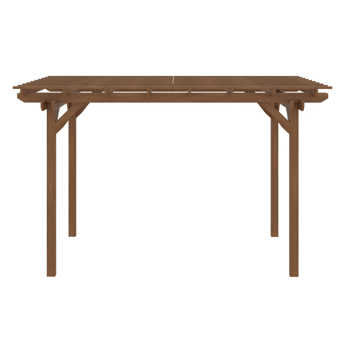 Outsunny 12' x 10' Outdoor Pergola, Wood Grape Gazebo for Climbing Plant Support, Garden, Patio, Backyard, Deck, Brown Outsunny