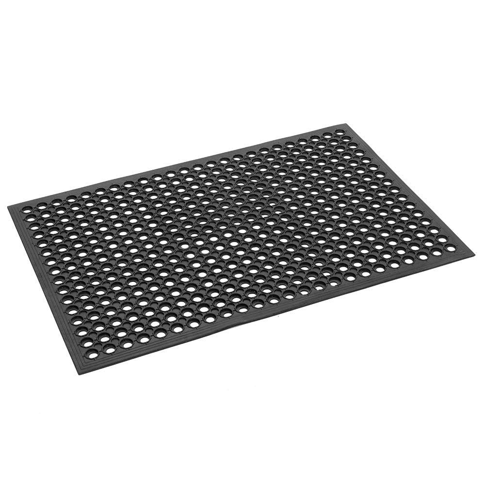 ROVSUN Rubber Floor Mat with Holes, 24''x 36'' Anti-Fatigue/Non-Slip Drainage Mat, for Industrial Kitchen Restaurant Bar Bathroom, Indoor/Outdoor ROVSUN