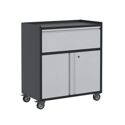 Aobabo Steel Lockable Storage Cabinet with Adjustable Shelves,School,Garage,Assembly Required