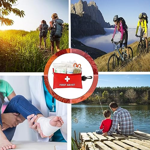 Small First Aid Kit -98 Piece First Aid Kit, Small Travel First Aid Kit Treat and Protect Most Injuries,Mini First Aid Kit Ready for Emergency at Ancestress