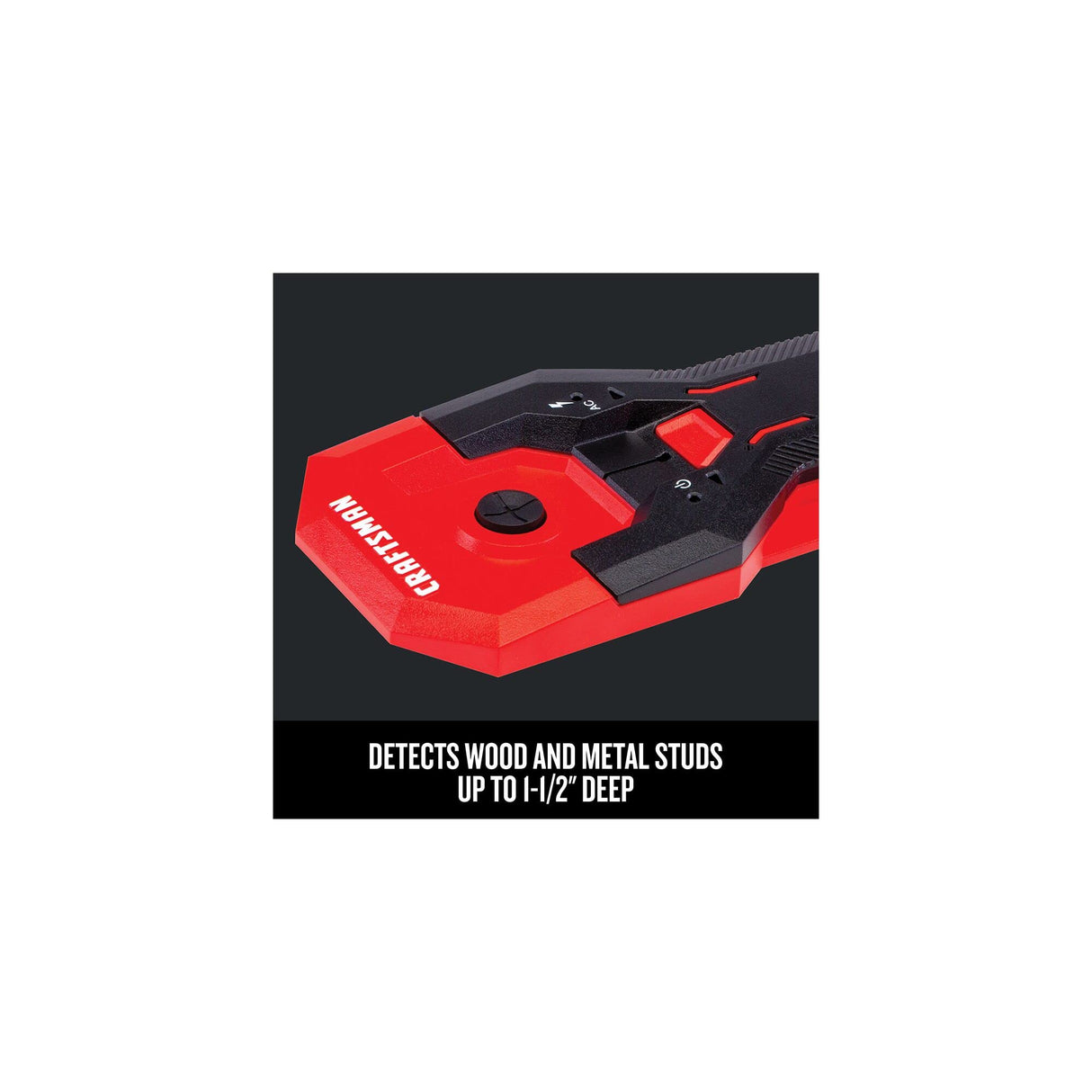 CRAFTSMAN Stud Finder, 1.5”, With AC Detection, Batteries Included (CMHT77621) Craftsman