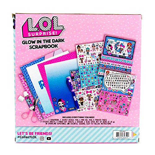 L.O.L. Surprise Glow-In-The-Dark Scrapbook by Horizon Group USA L.O.L. Surprise!
