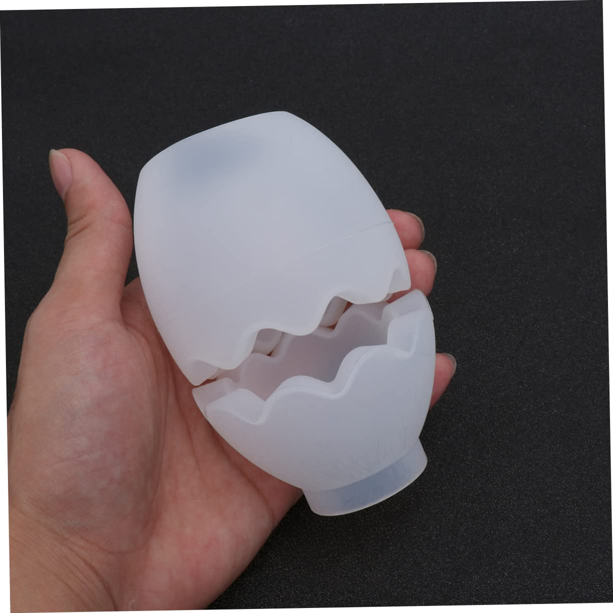 Anneome DIY Animal Jewelry Organizer Tray Easter Decoration Casting Silicone Containers Mousse Egg Bite Ornament Resin Molds Lotion Container Epoxy Anneome